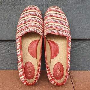BOC fabric flats sz 8.5